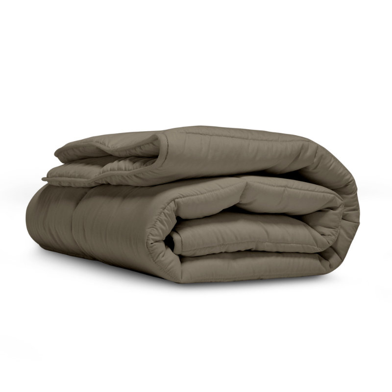 Zydante Dekbed Easy Dekbed Stone Washed Bruin/Taupe - Easy - zonder overtrek - 240x220 cm (Lits-Jumeaux) -  - 300 gr per m² - 