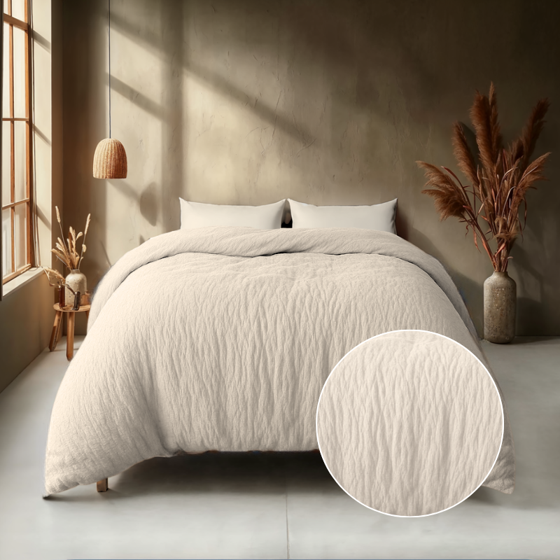 Zydante Dekbed Easy Dekbed & Dekbedovertrek in 1 Mousseline - Easy - zonder overtrek - 240x200 cm (Lits-Jumeaux) -  - 300 gram per m² -