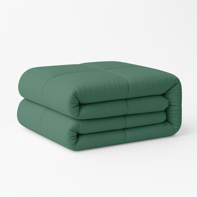 Zydante Dekbed Easy Dekbed & Dekbedovertrek in 1 Groen - Easy - zonder overtrek - 140x200 cm (Eenpersoons) -  - 300 Gram per m² - 