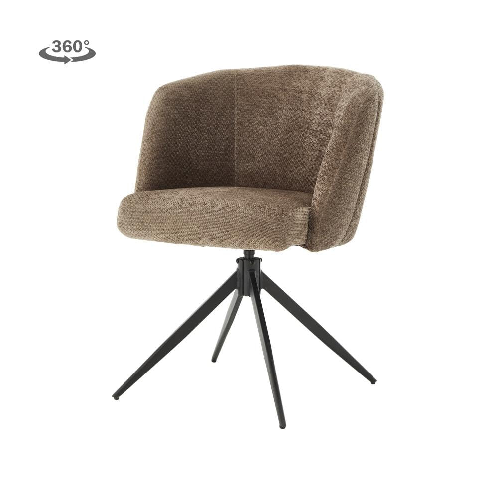 Tower Living Draaibare Eetkamerstoel Cuvio - Taupe