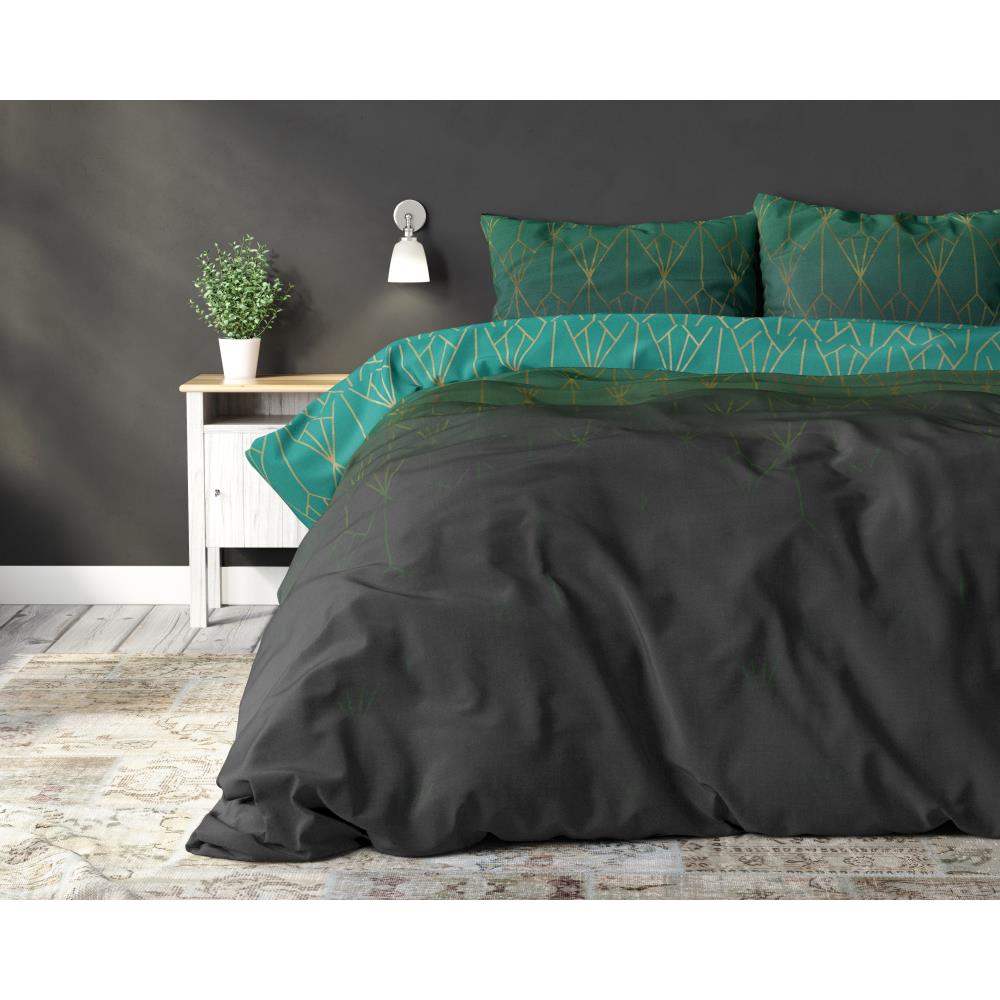 Sleeptime - Bowen Dekbedovertrek Katoen - Groen - 240 x 220