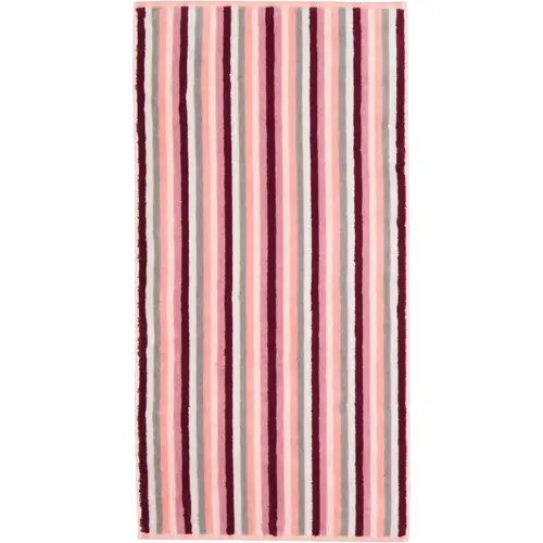 Cawö Cawo Shades Streifen Douchelaken 70x140 beere