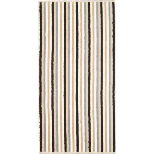 Cawö Cawo Shades Streifen Douchelaken 70x140 sand