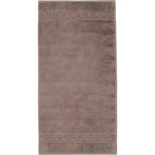 Cawö Cawo Noblesse Uni Handdoek 50x100 walnuss