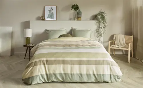 Beddinghouse Audrie dekbedovertrek 140x200/220 Green