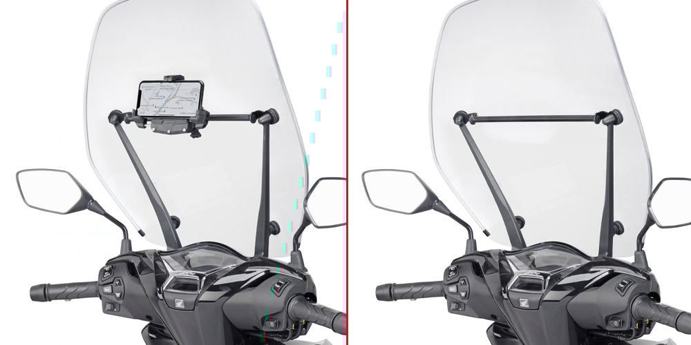 GIVI Accessoire steun, Accessoiresteun voor aan het stuur, FB1181