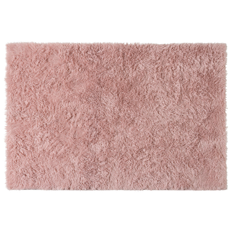 Xenos Vloerkleed fluffy - roze - 150x230 cm