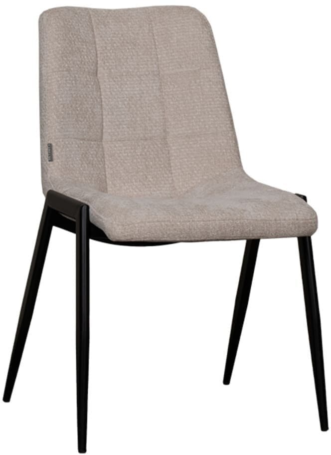 Eetkamerstoel Noor - Naturel - Elite - Black Frame