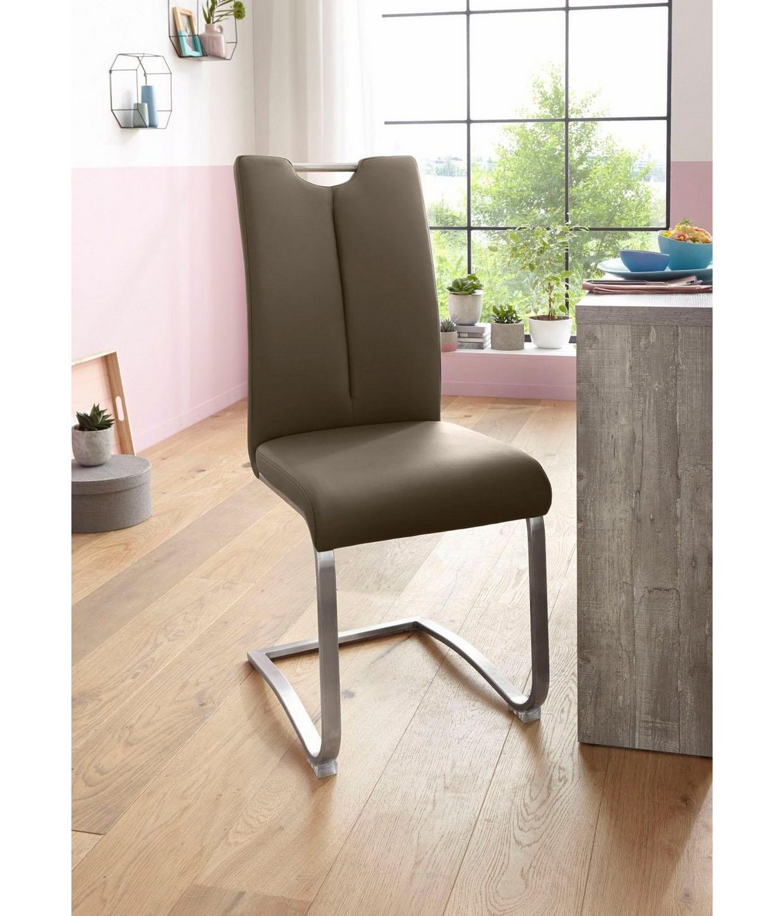 MCA furniture Vrijdragende stoel Artos, TOPSELLER! Stoel tot 140 Kg belastbaar (2 stuks)