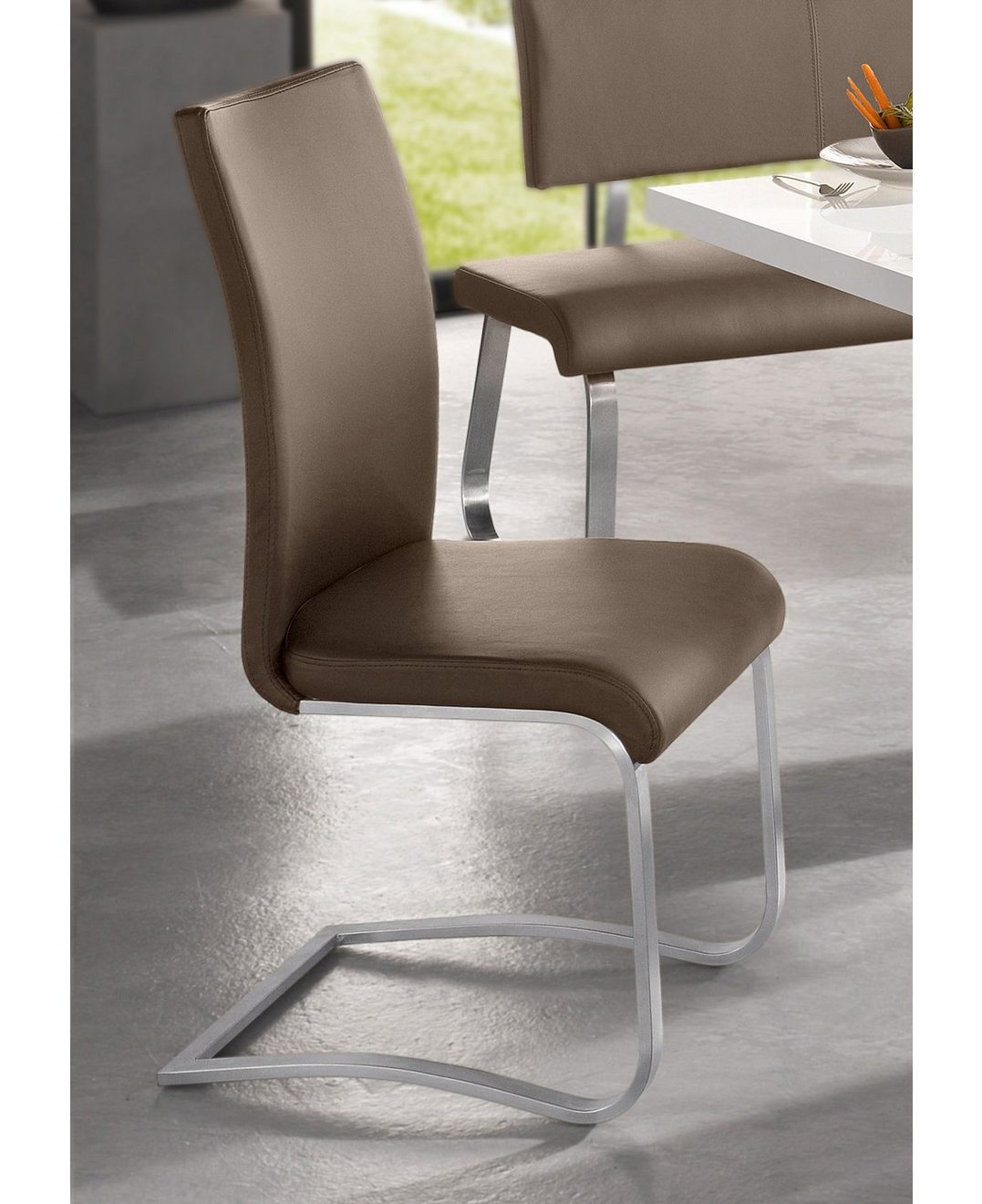 MCA furniture Vrijdragende stoel Arco set van 2, 4 en 6 stuks, stoel belastbaar tot 130 kg (set)