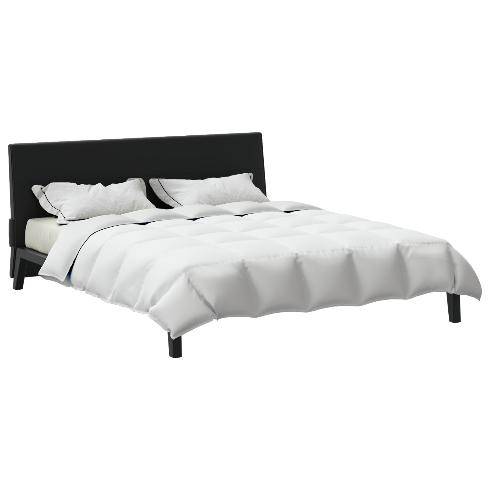vidaXL Dekens & Duvets Wit 240 x 200 cm Dons