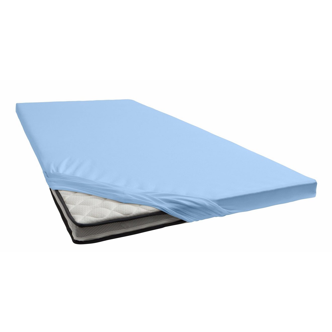 Bellana Hoeslaken Jersey-elastaan deluxe in mt. 90x200, 140x200 of 180x200, voor topmatras (1 stuk)