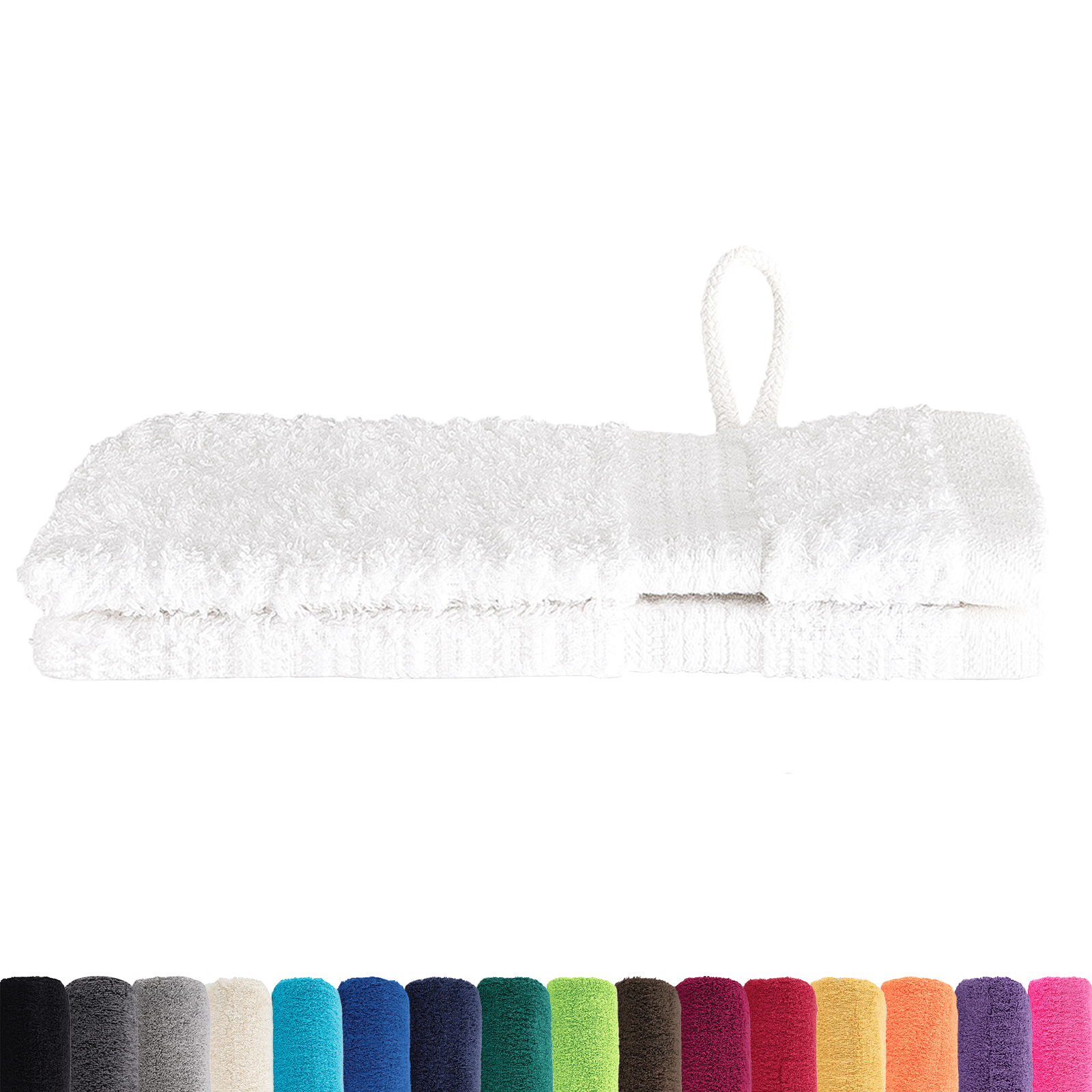 vidaXL Waskruisjes 2 pcs Wit 15 x 21 cm Katoen