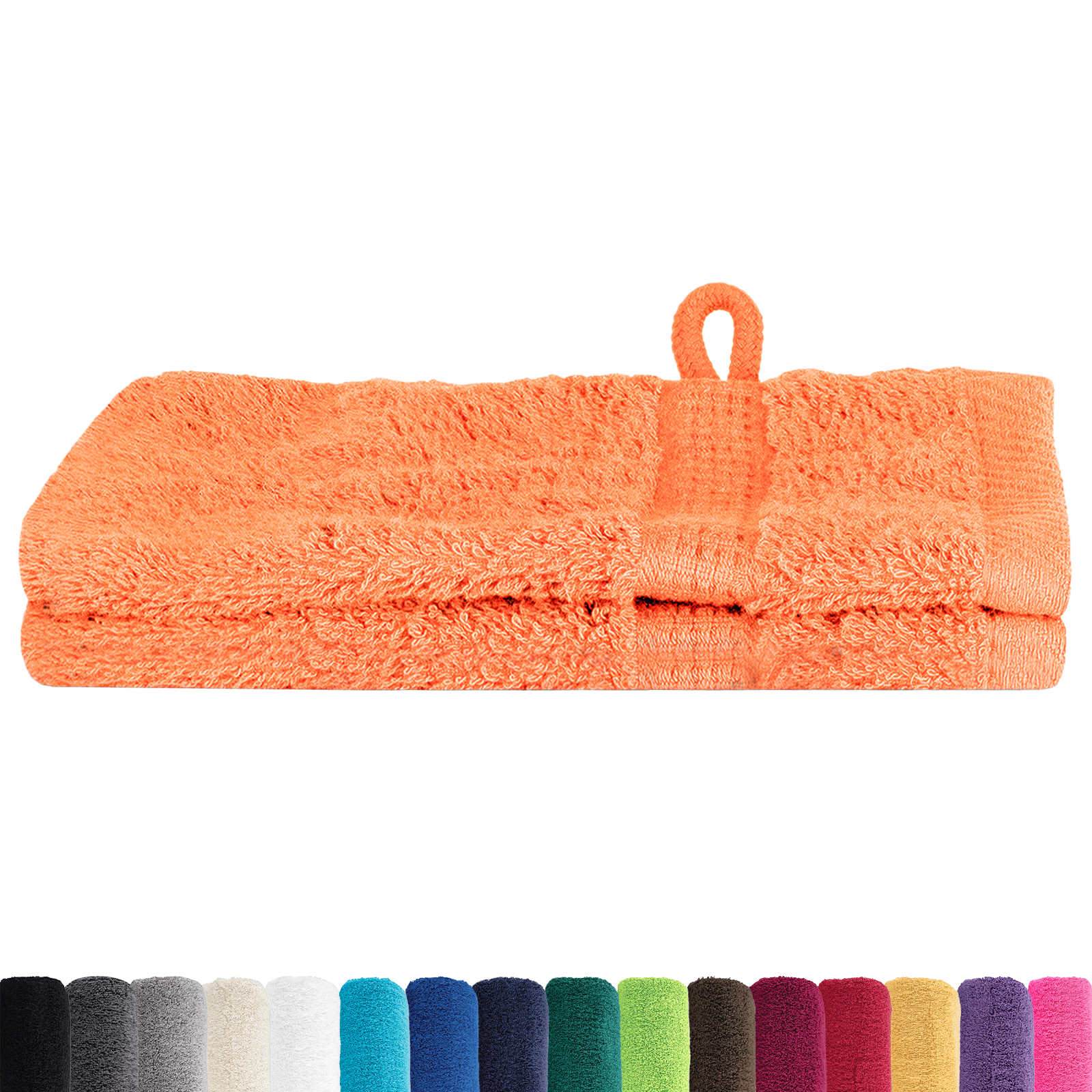 vidaXL Waskruisjes 2 pcs Oranje 15 x 21 cm Katoen