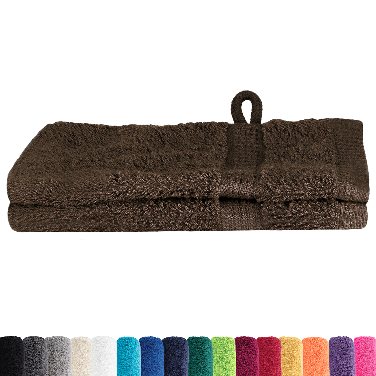 vidaXL Waskruisjes 2 pcs Bruin 15 x 21 cm Katoen