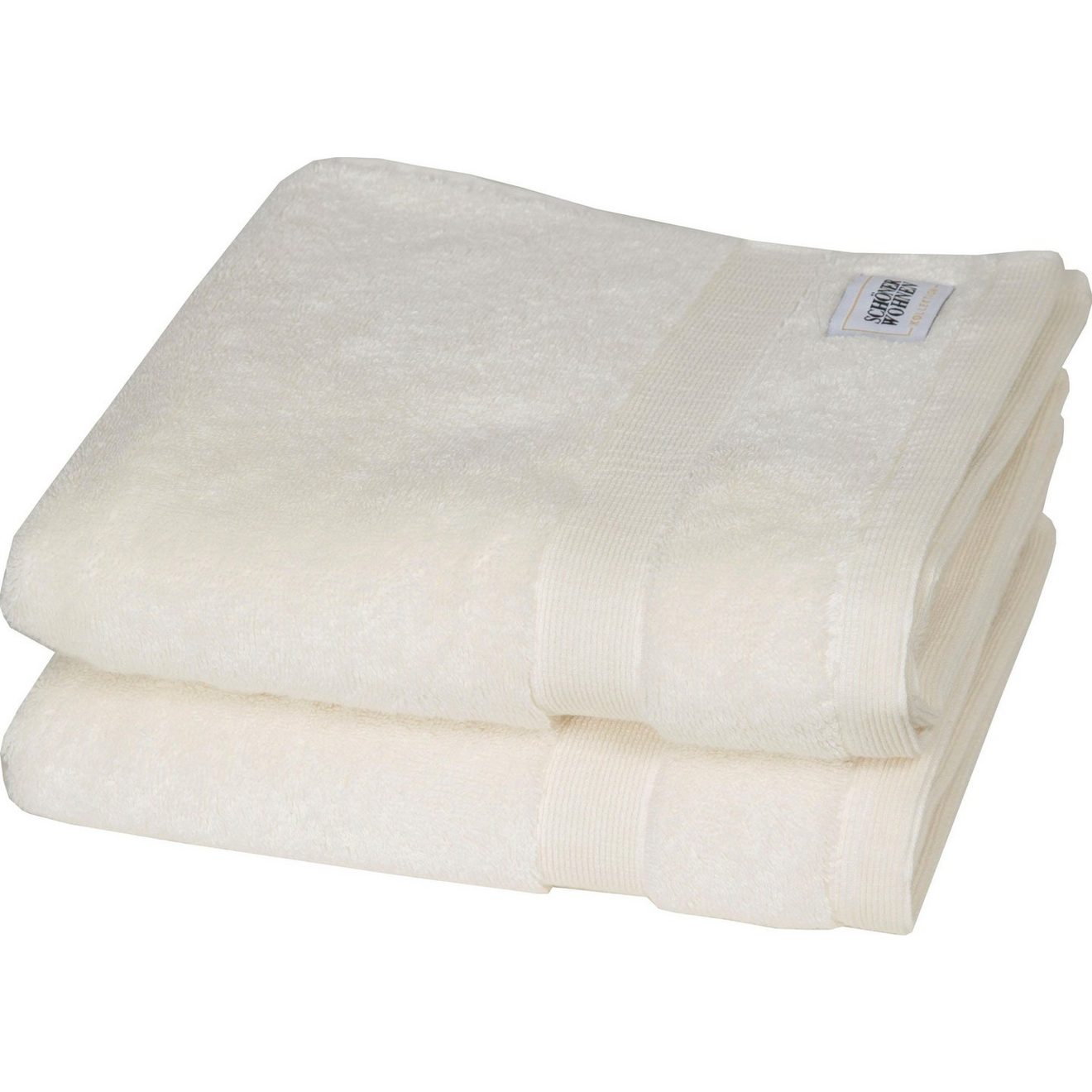 SCHÖNER WOHNEN-KOLLEKTION Handdoeken Cuddly sneldrogende airtouch-kwaliteit (2 stuks)