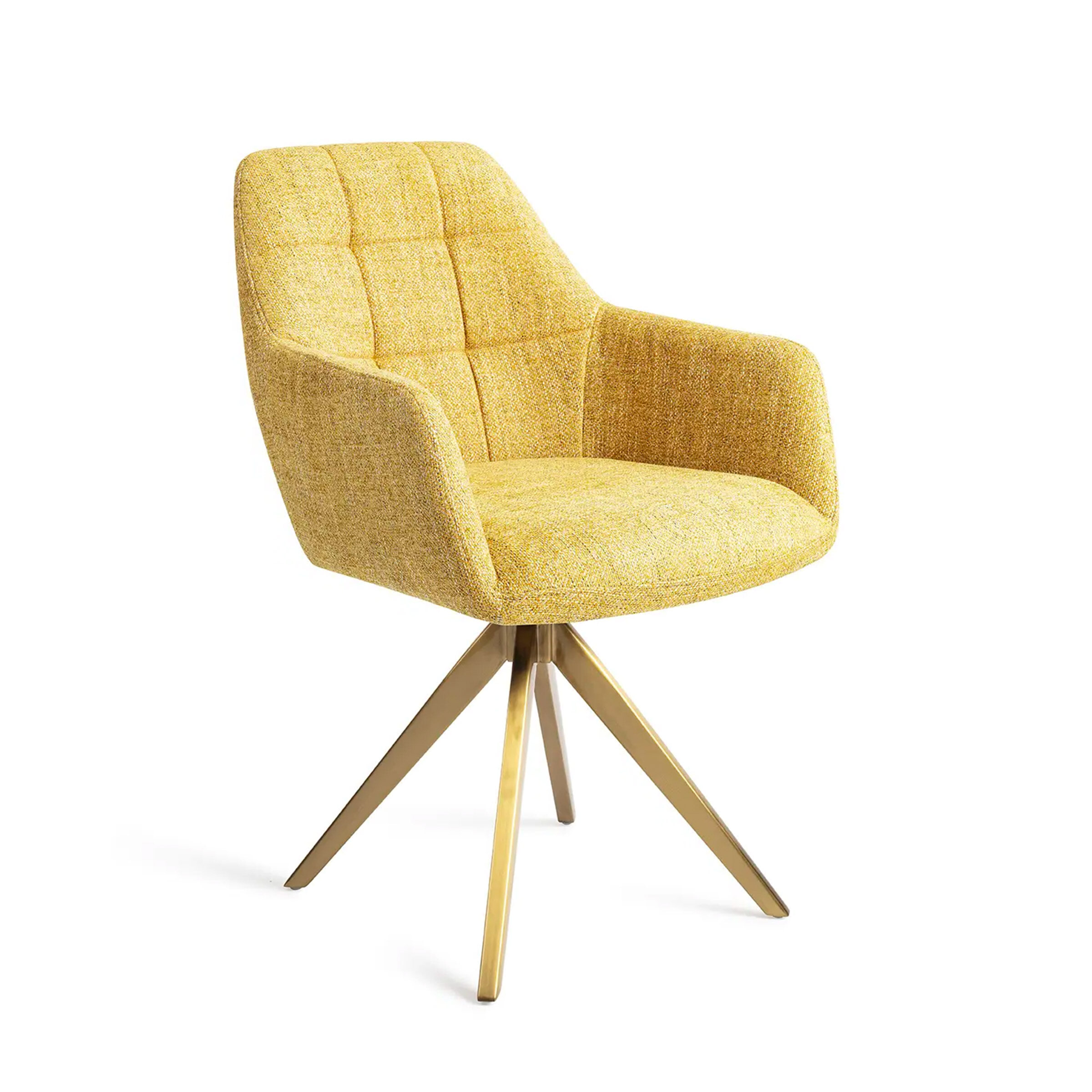Jesper Home Eetkamerstoel Noto Turn Gold - Bumble Bee