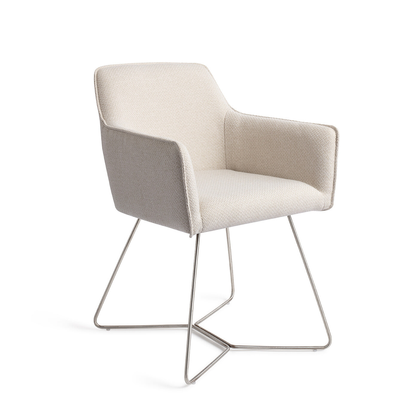 Jesper Home Eetkamerstoel Hofu Beehive Steel - Enoki