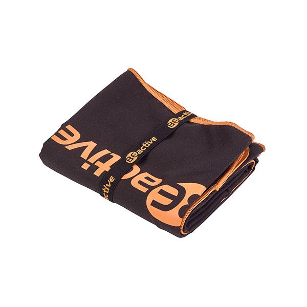 BECO BEactive sporthanddoek | zwart/oranje |