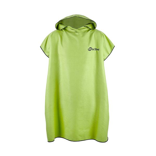BECO BEactive beach poncho | limegroen/zwart | maat 2XL/3XL