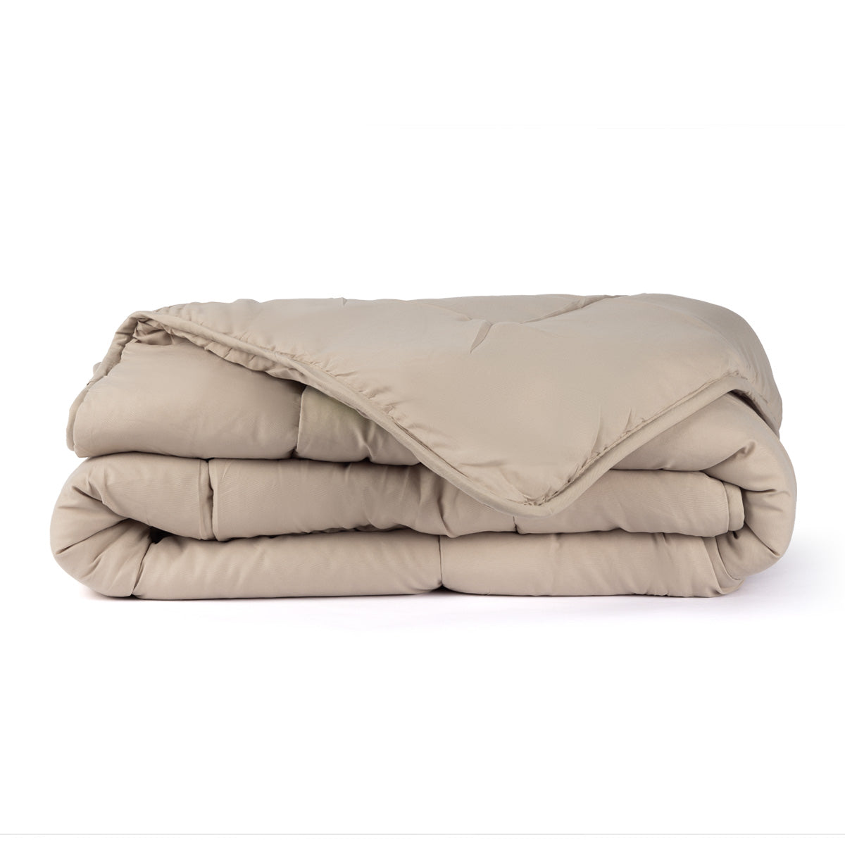 Felman 2-in-1 Wasbaar Dekbed - Sand. Dekbed en overtrek in 1, 220x240 dekbed zonder overtrek. 2-in-1 dekbed, kleur sand.