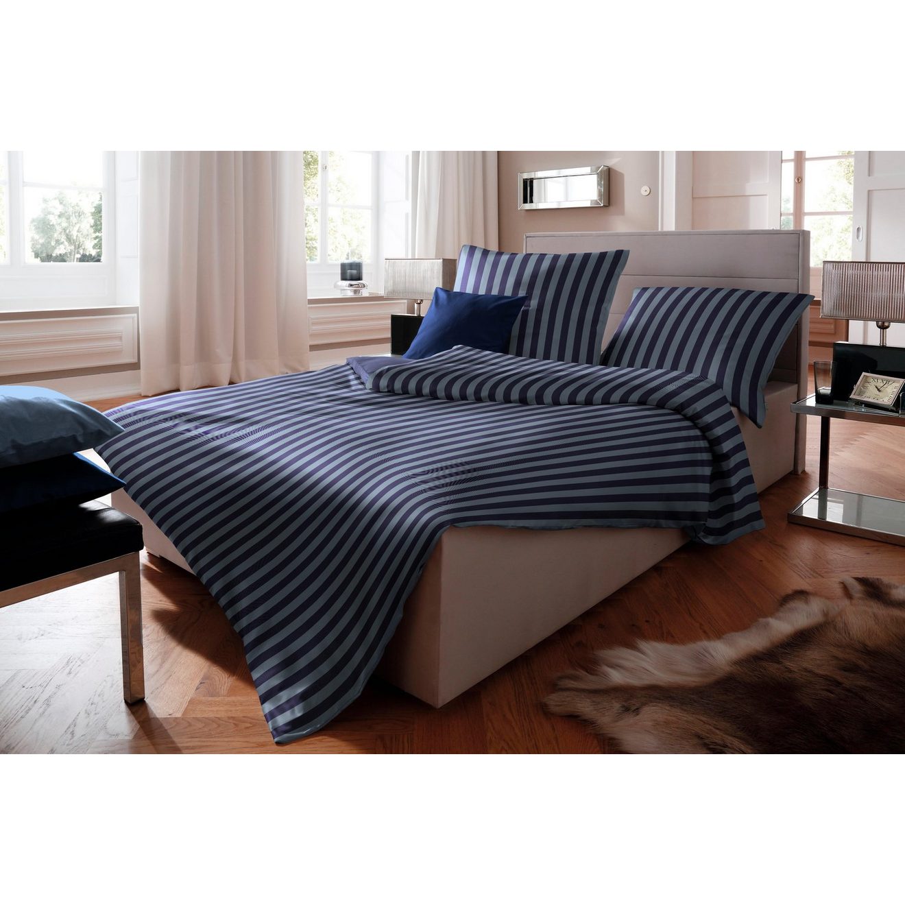 Fleuresse Beddengoed Lech 3871 Edelflanell, katoen, in maat 135x200, 155x220, 200x200 cm