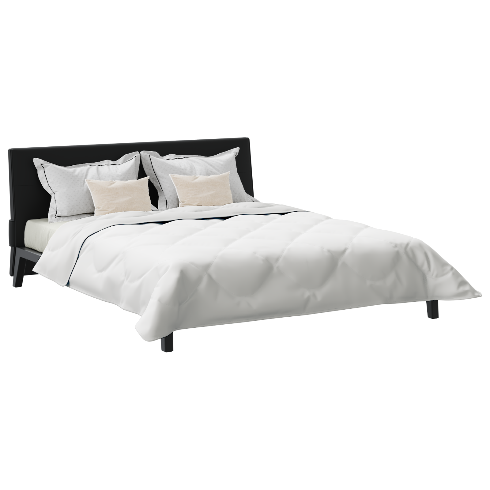 vidaXL Winter Dekbed met kussen 3 pcs Wit 240 x 260 cm Microfibre