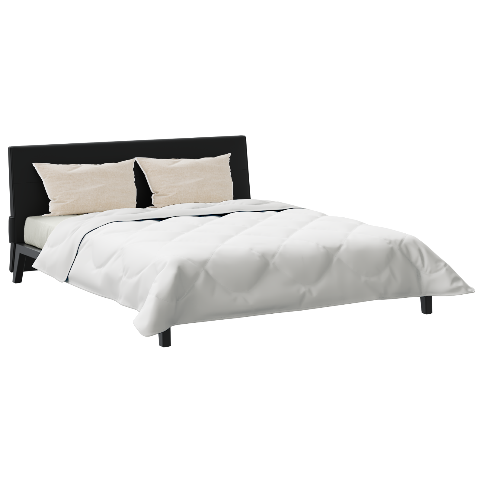 vidaXL Winter Dekbed met kussen 3 pcs Wit 240 x 260 cm Microfibre
