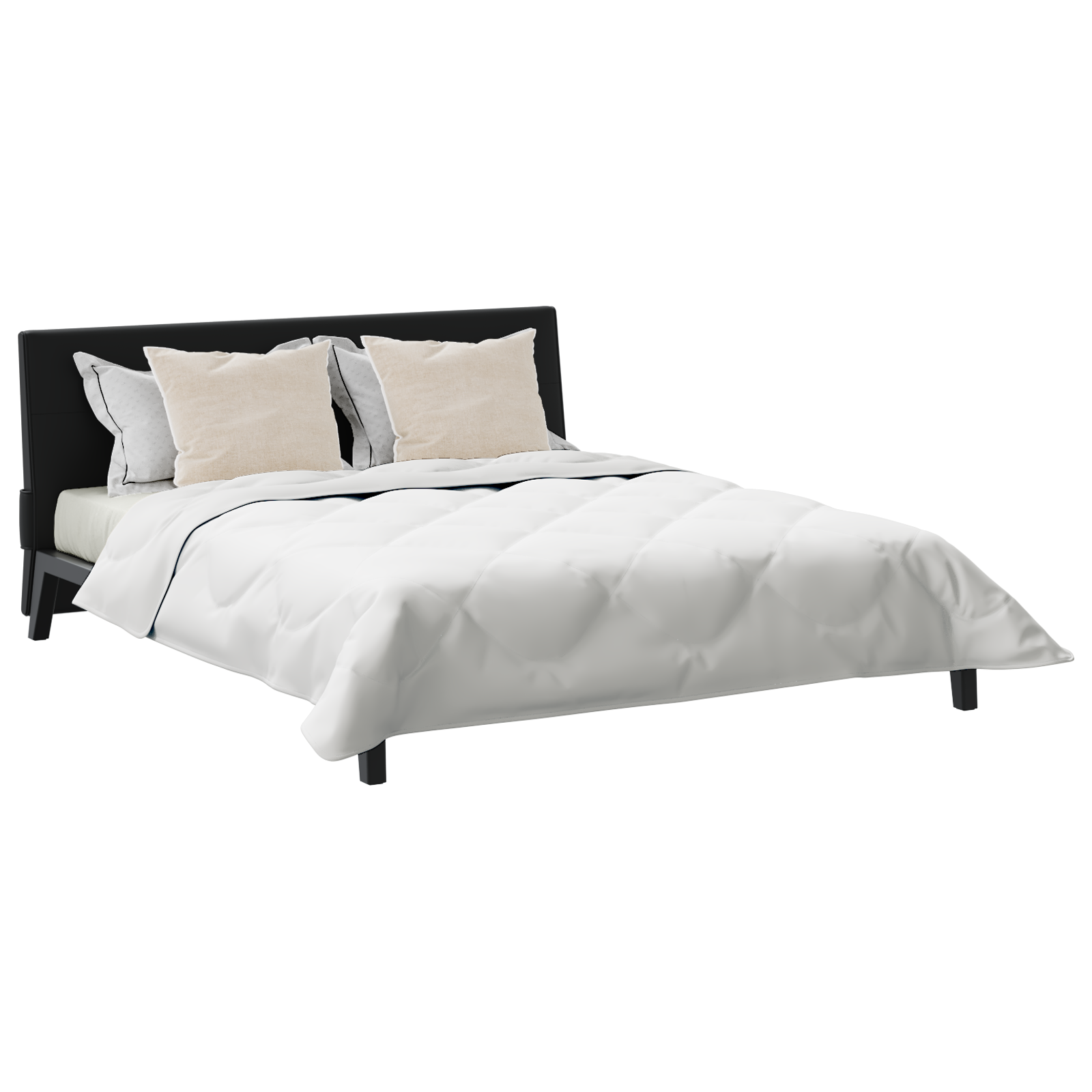 vidaXL Winter Dekbed met kussen 3 pcs Wit 240 x 260 cm Microfibre