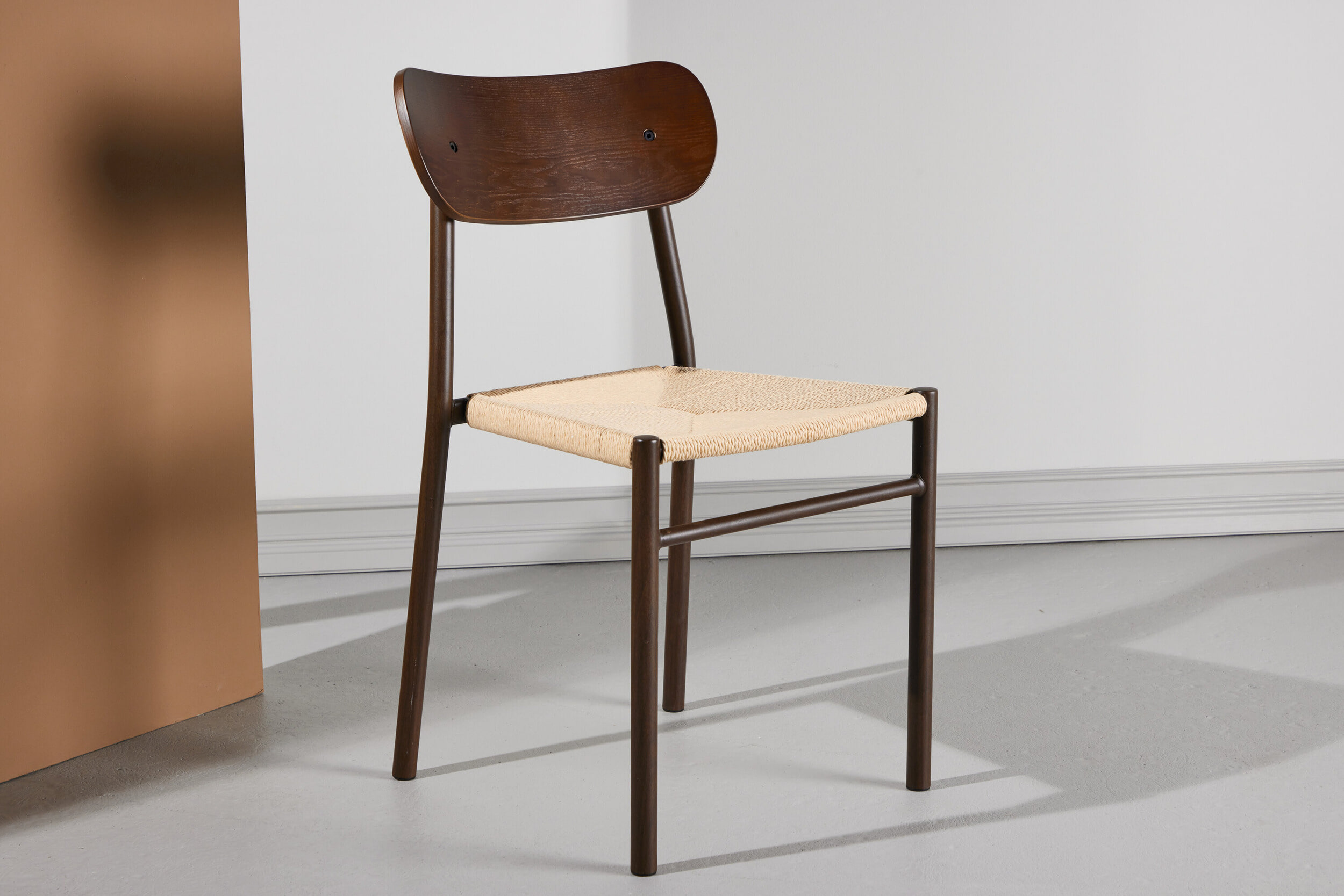 Nohr Eetkamerstoel Lakeithia Rattan - Beige/Mokka