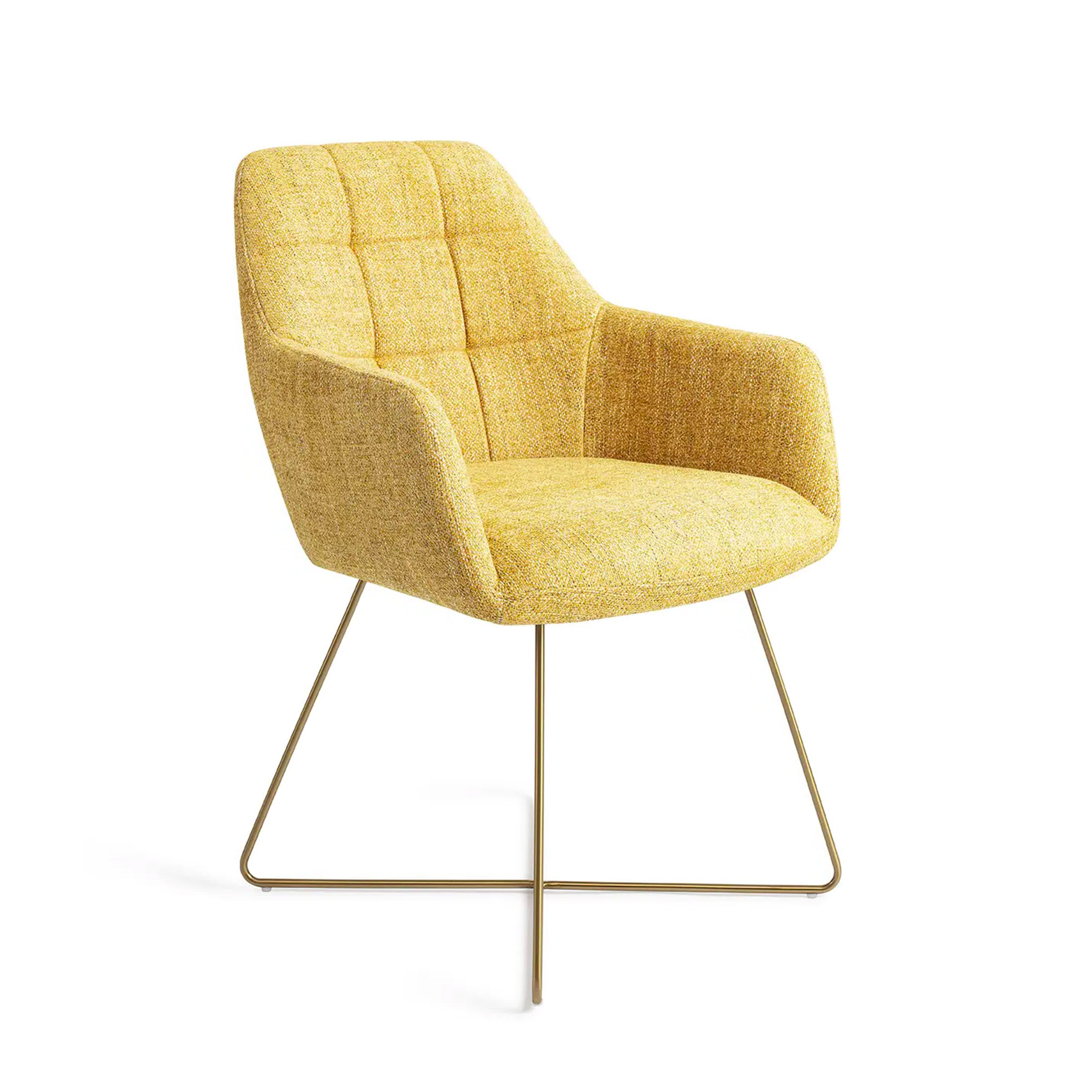 Jesper Home Eetkamerstoel Noto Cross Gold - Bumble Bee