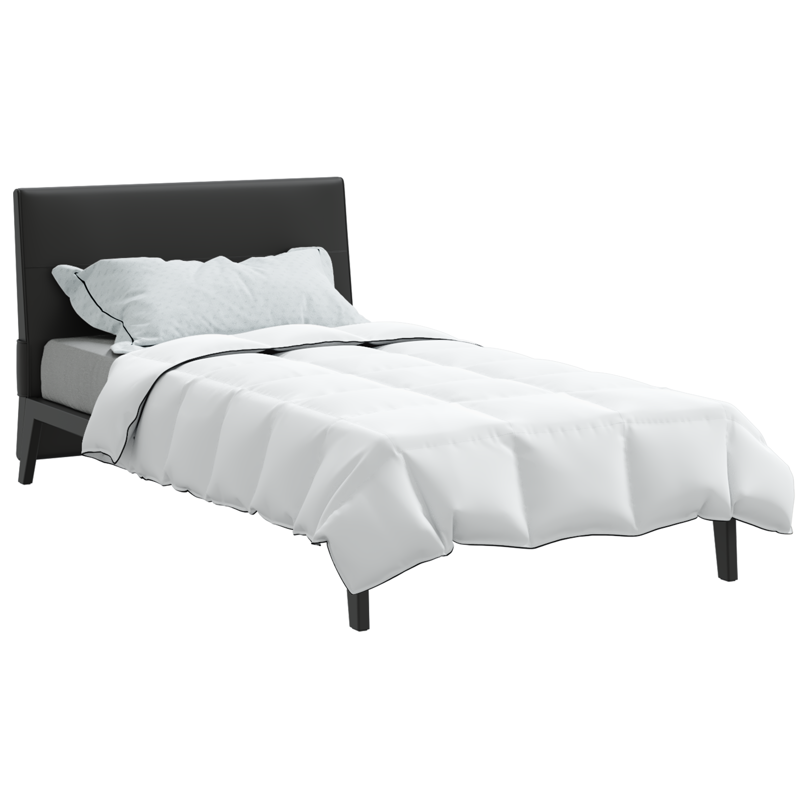 vidaXL Winter Dekbed Wit 135 x 220 cm 105gsm perzik polyester