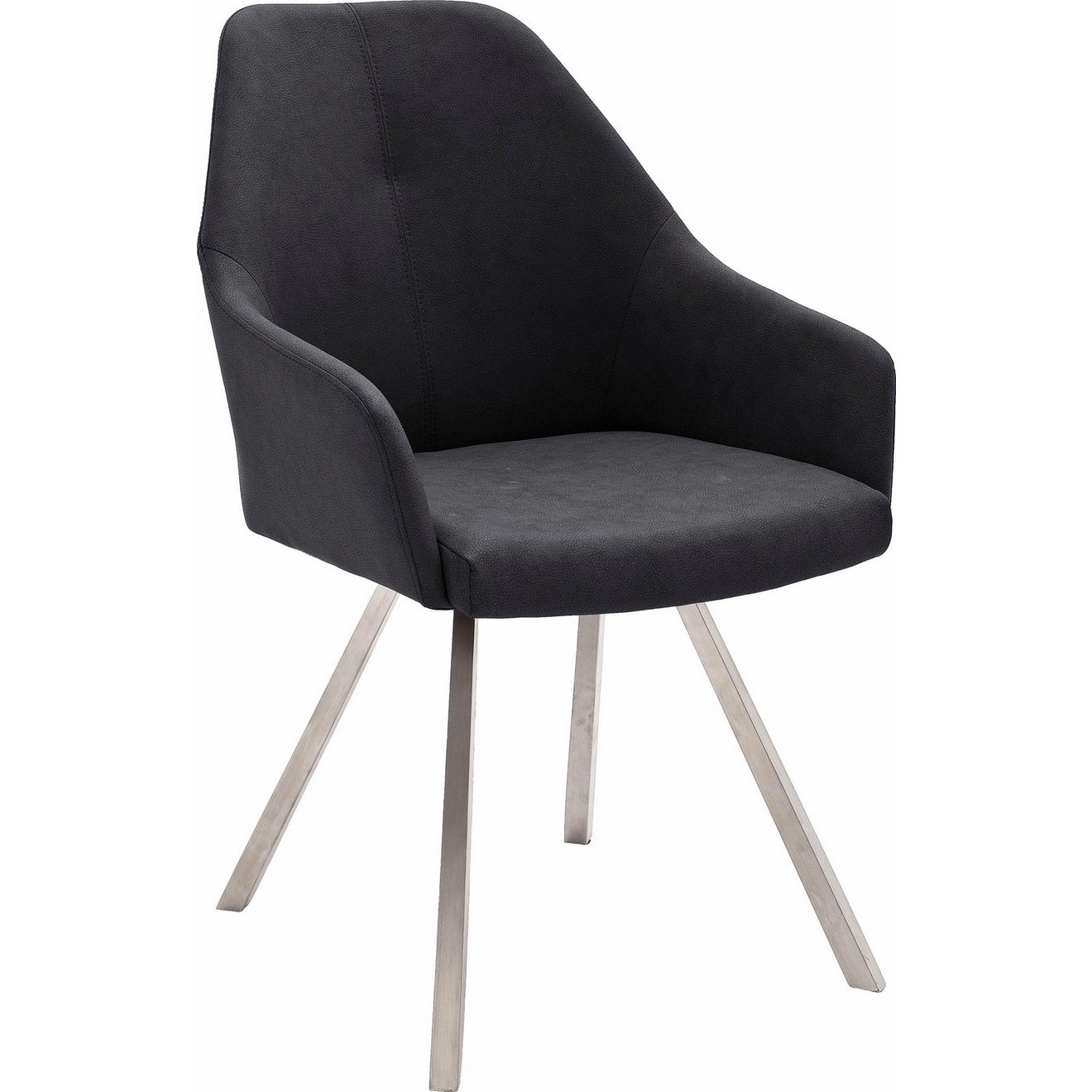 MCA furniture Stoel met 4 poten Madita A-hoekig Stoel belastbaar tot 140 Kg (2 stuks)