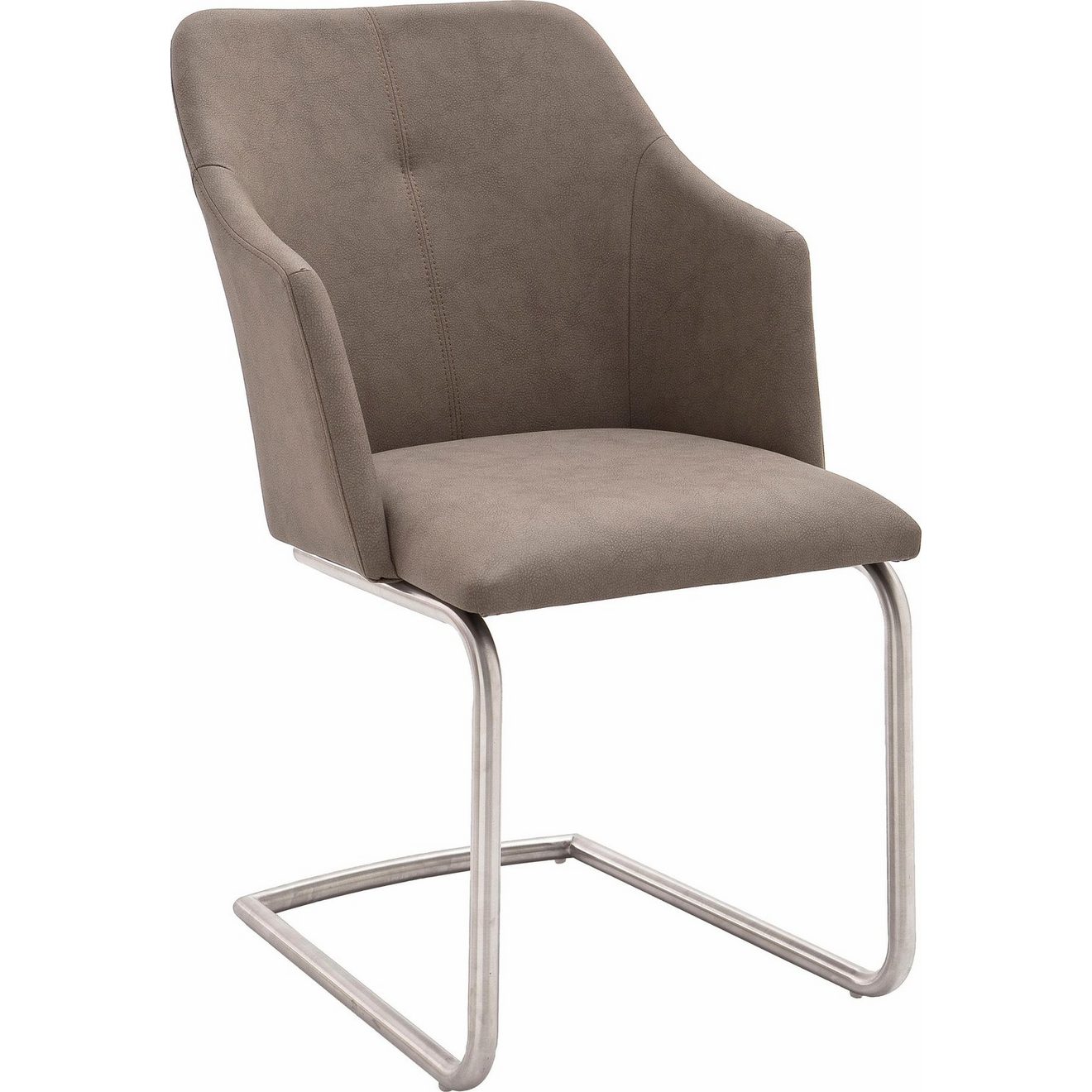 MCA furniture Eetkamerstoel Madita 4 voet stoel B-hoekig Stoel belastbaar tot max. 140 kg (2 stuks)
