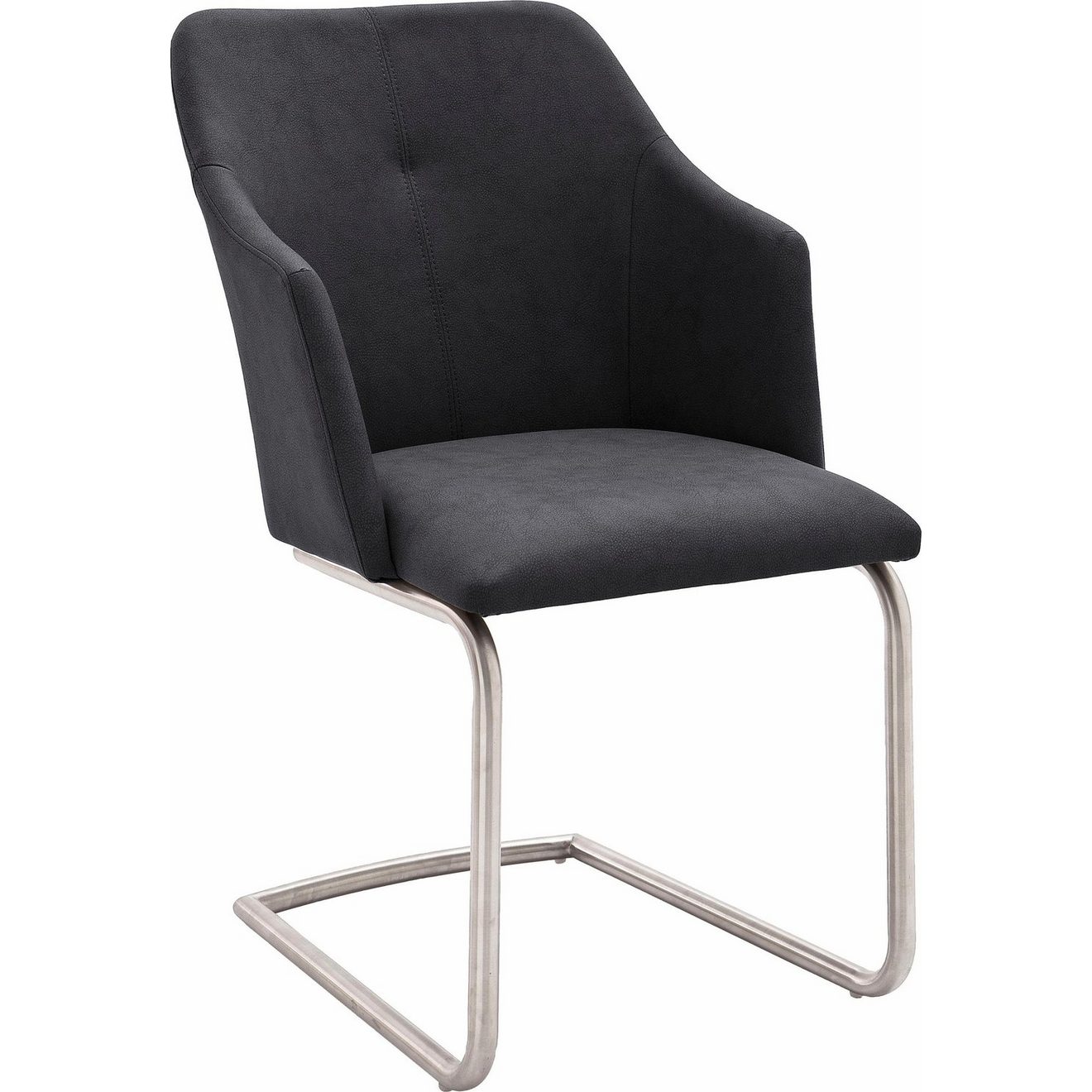 MCA furniture Eetkamerstoel Madita 4 voet stoel B-hoekig Stoel belastbaar tot max. 140 kg (2 stuks)