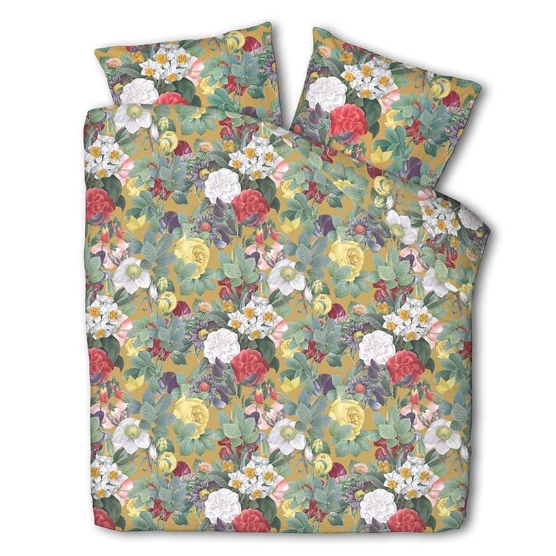 Fresh and Co Dekbedovertrek Katoen Isabella Bloemen 200x200 Cm  - 
