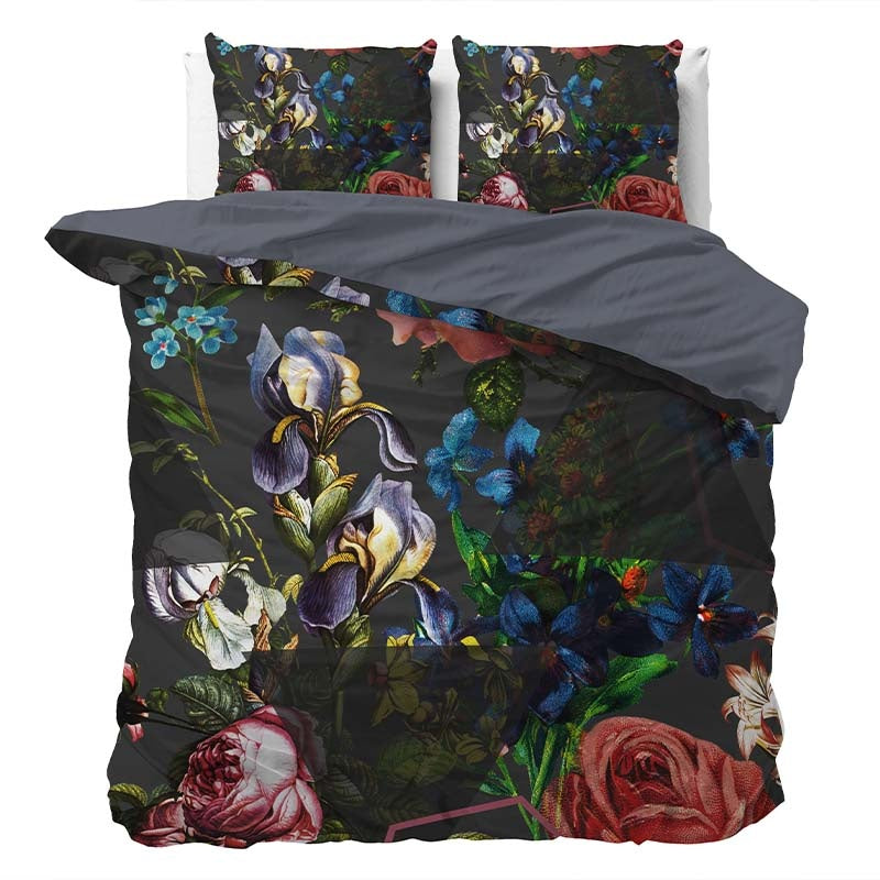 Manilla Dekbedovertrek Zina Bloemen 140x200 Cm Gezien Op TV  - 
