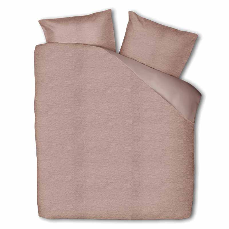 Fresh and Co Dekbedovertrek Summer Teddy Taupe Effen 200x200 Cm Verwarmend  - 