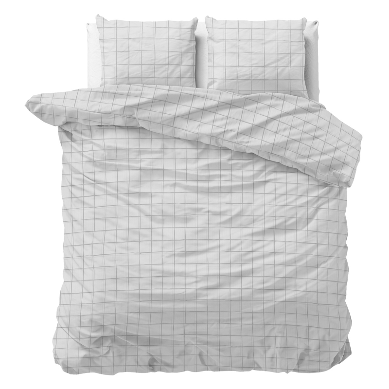 Sleeptime Dekbedovertrek Vardo Natuur 140x200 Cm  - 