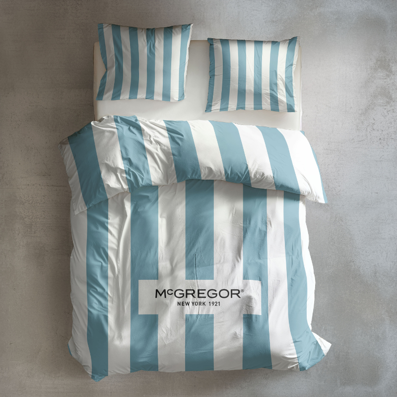 McGregor Dekbedovertrek  Classic Lichtblauw 200x200 Cm  - 