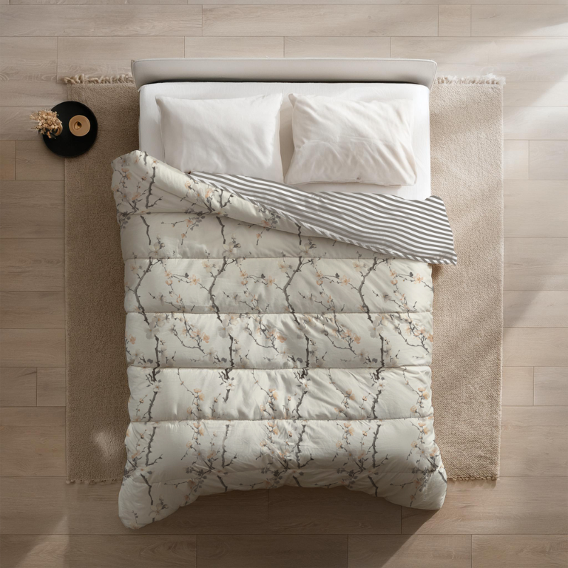 Zydante Easy Dekbed Spring Blossom Bloemen 240x200 Cm Warmteklasse 2 (winter) & Anti Allergie & Anti Huisstofmijt  - 