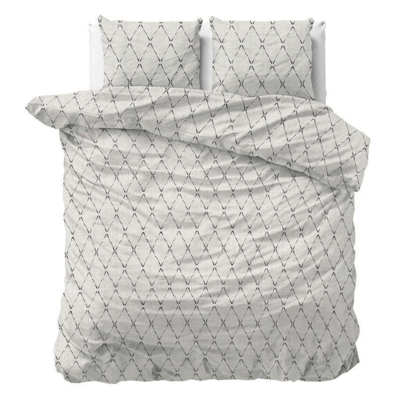 Sleeptime Classy Dekbedovertrek Luka Ruiten 200x200 Cm  - 