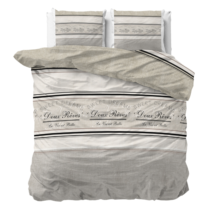 Sleeptime Dekbedovertrek Sweet Doux Wit 200x200 Cm  - 