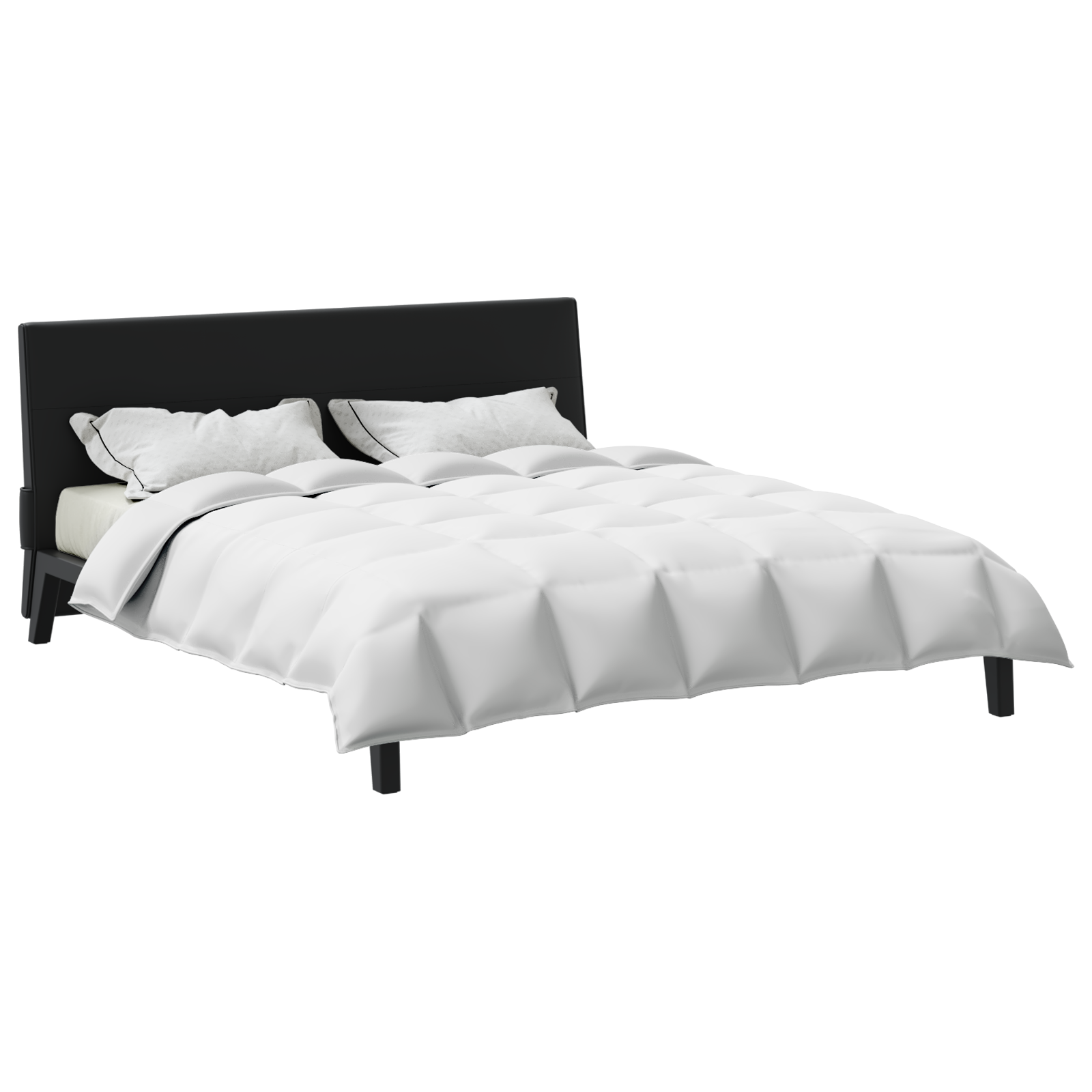 vidaXL Dekentjes & Dekbedden Wit 260 x 220 cm Dons