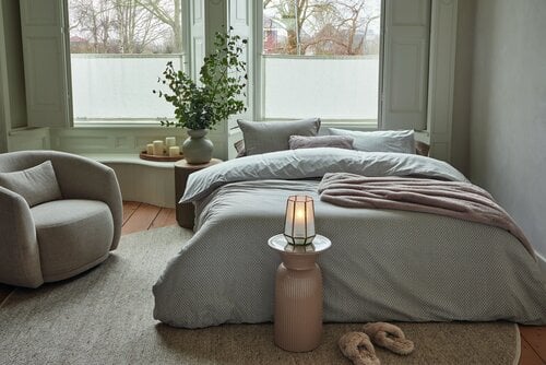 Rivièra Maison Dekbedovertrek Emery Taupe 260x200/220 cm