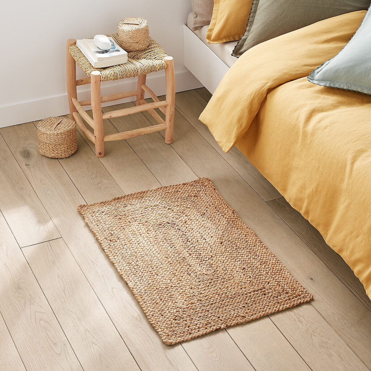 LA REDOUTE INTERIEURS Rechthoekig vloerkleed in jute, klein formaat, Aftas