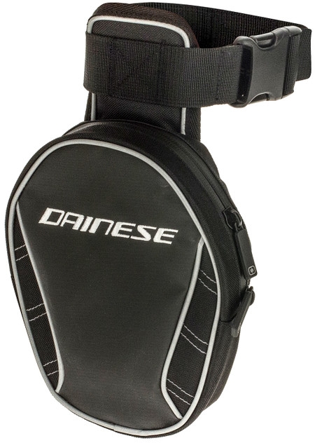 DAINESE Leg-Bag, Heup- en beentassen voor op de moto, Stealth-Zwart