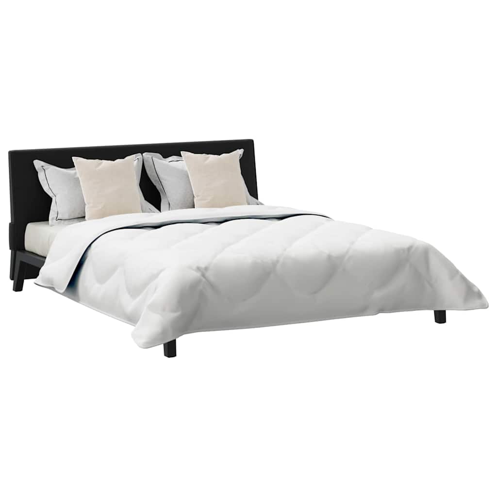 vidaXL Dekbed met kussen 3 pcs Wit 200 x 200 cm Microfibre