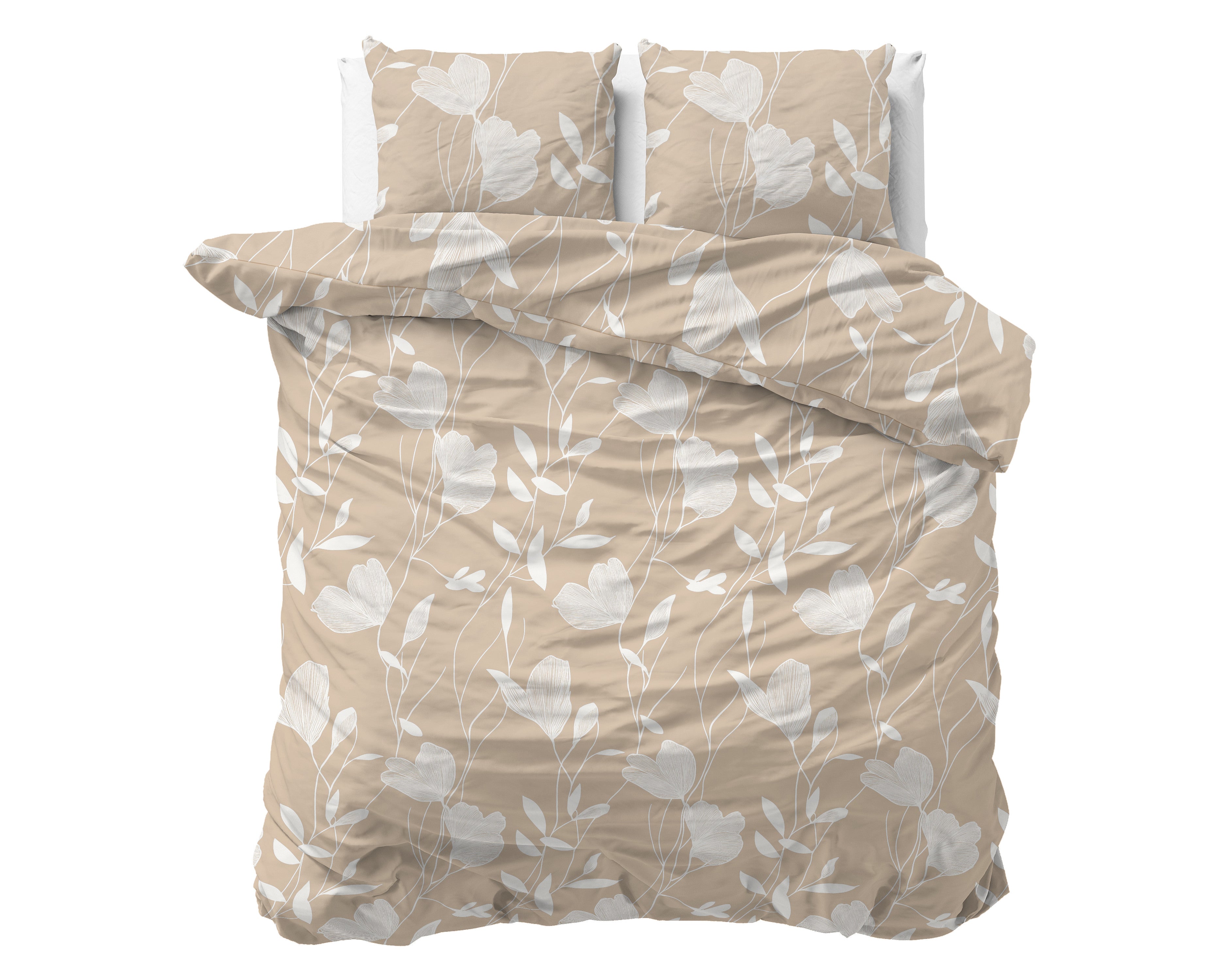 RoyalTextile - Spring Zand/Beige Dekbedovertrek - 200 x 220