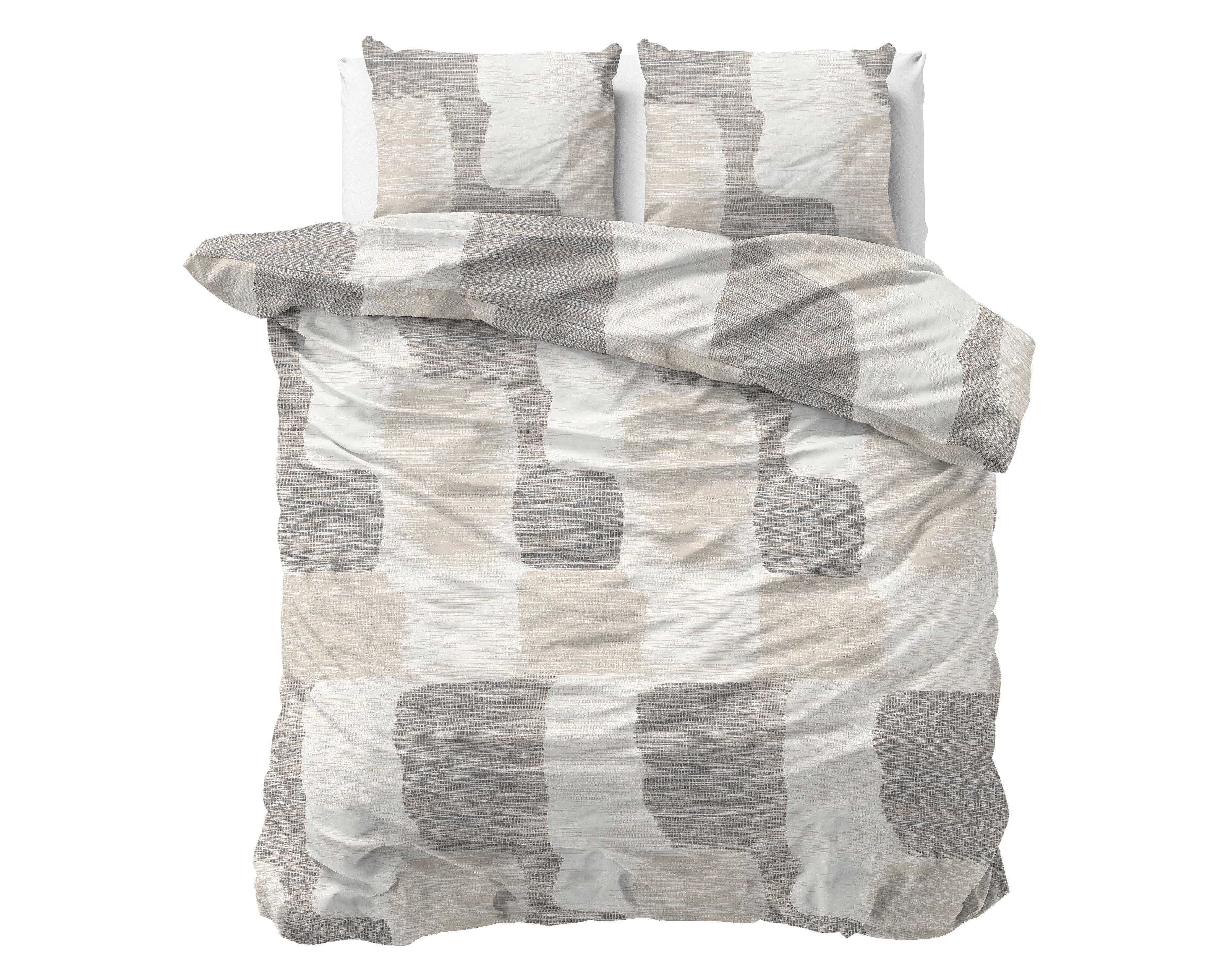 RoyalTextile - Dune Grijs Dekbedovertrek - 200 x 220